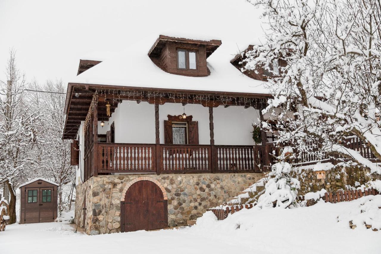 Villa Casa Cu Cerdac Nucşoara Esterno foto